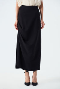Ainsley Cowl Draped Maxi Skirt