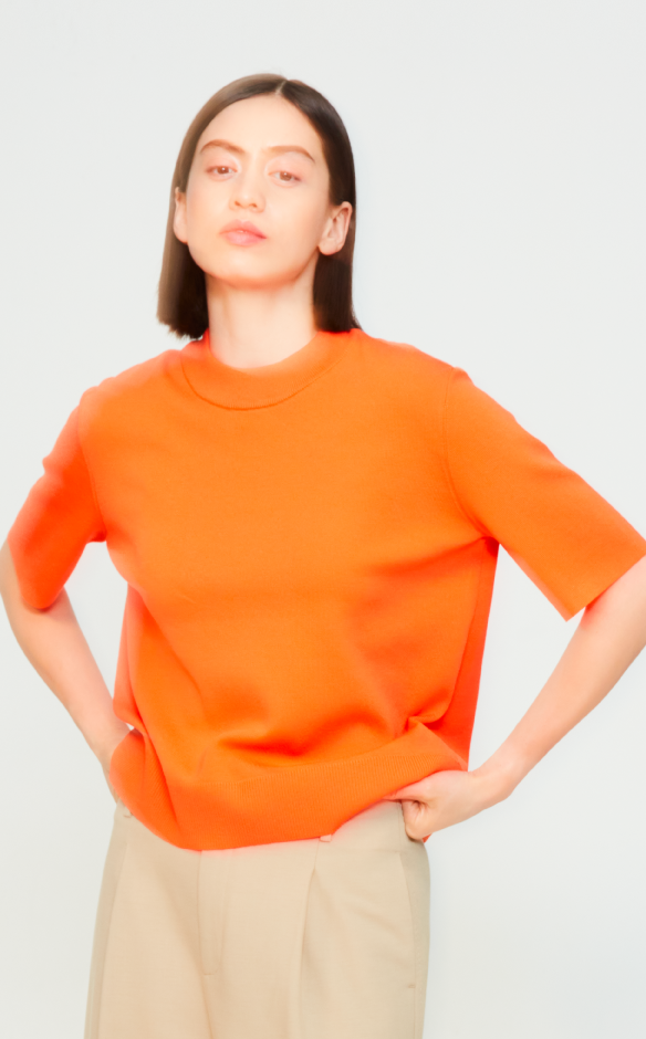 Textured Crew Knit