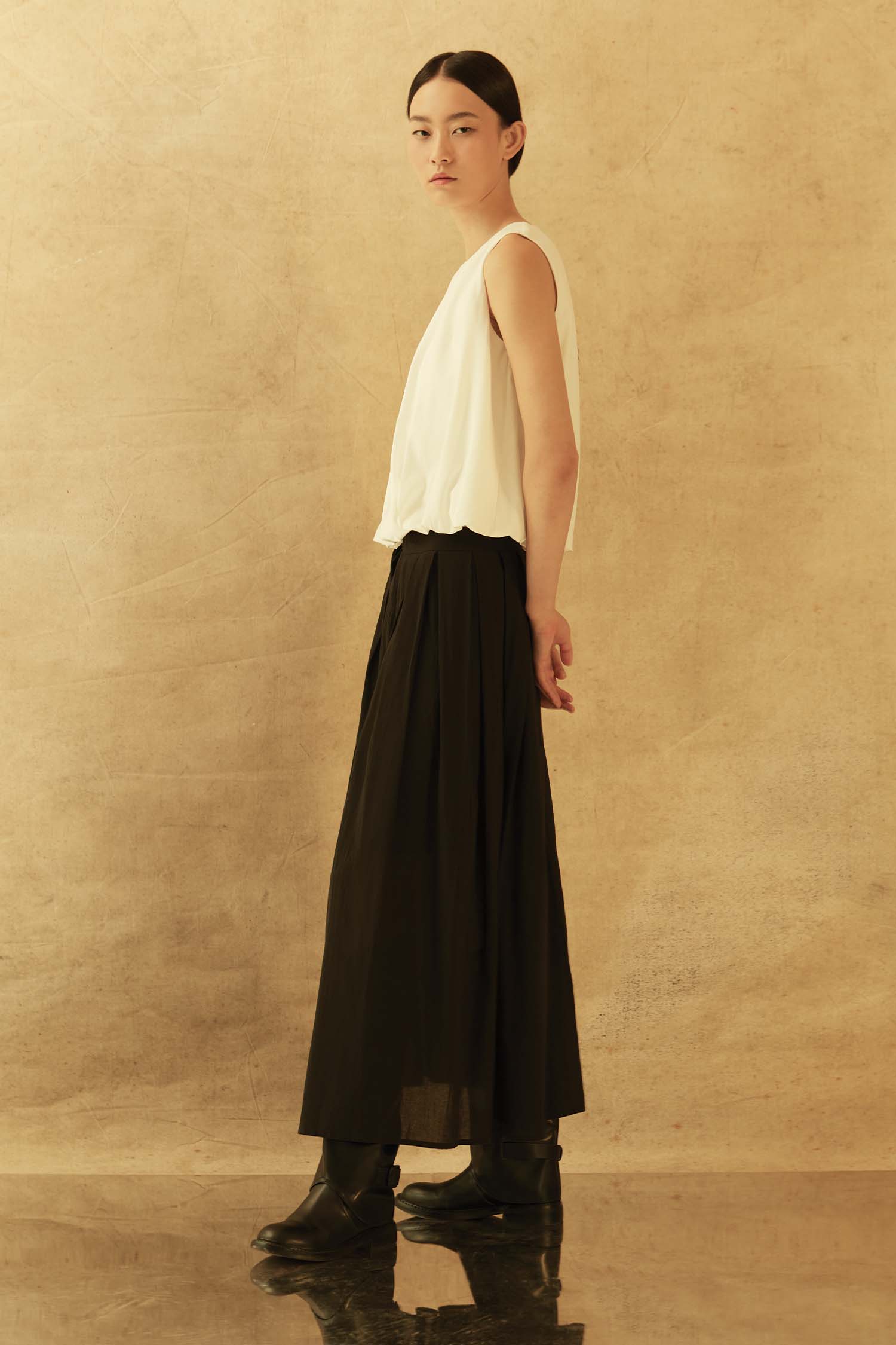 Round Neck Bubble Top