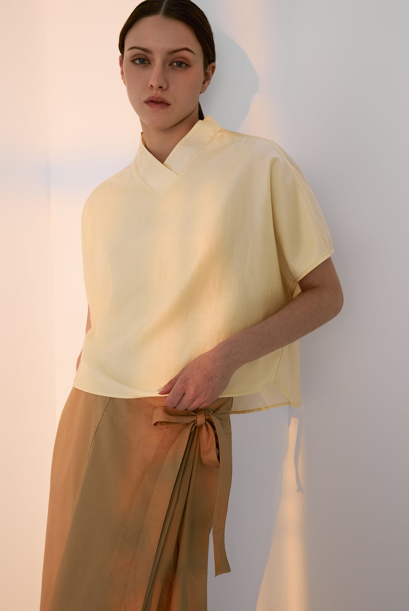 Butterfly High Neck Top