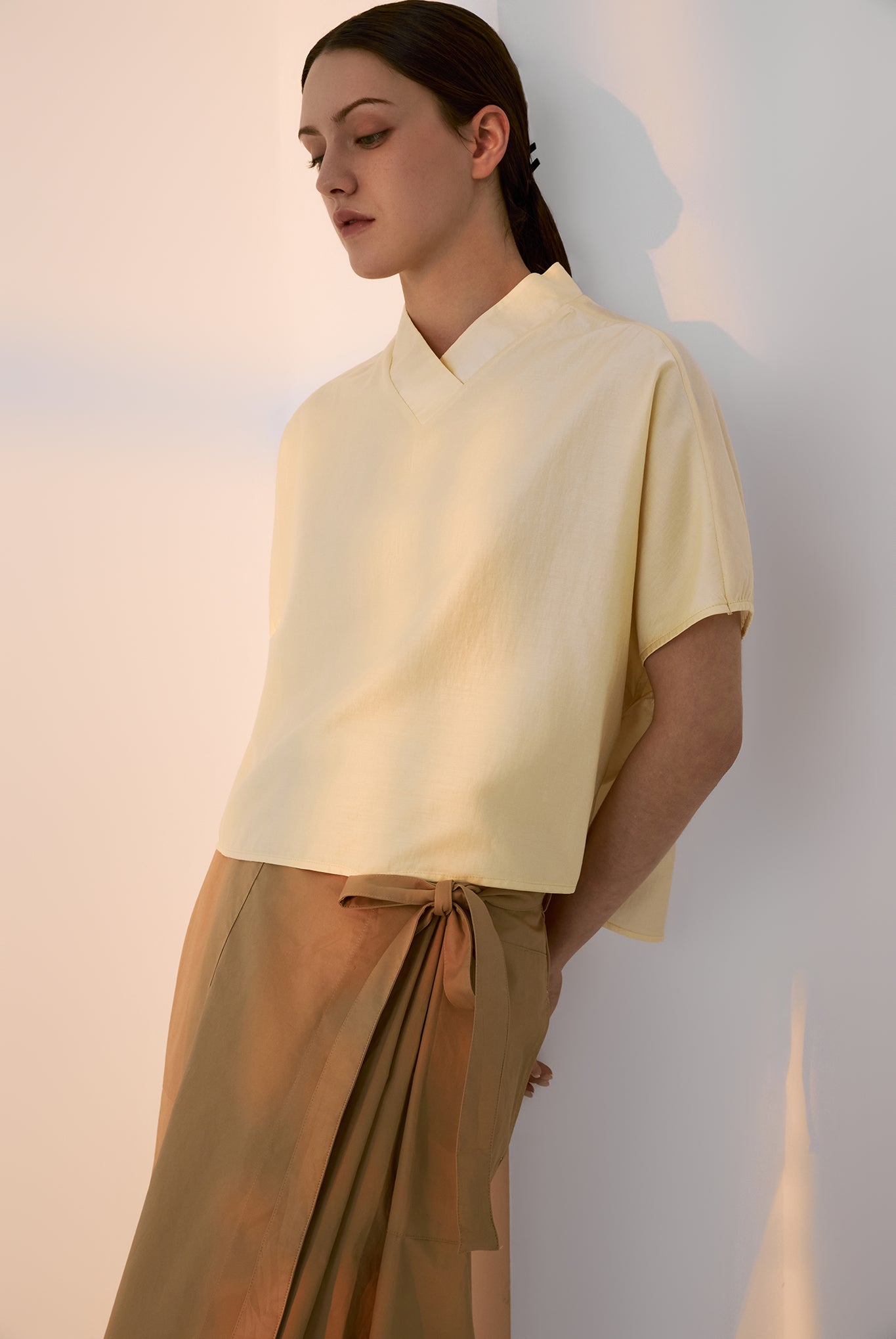 Butterfly High Neck Top