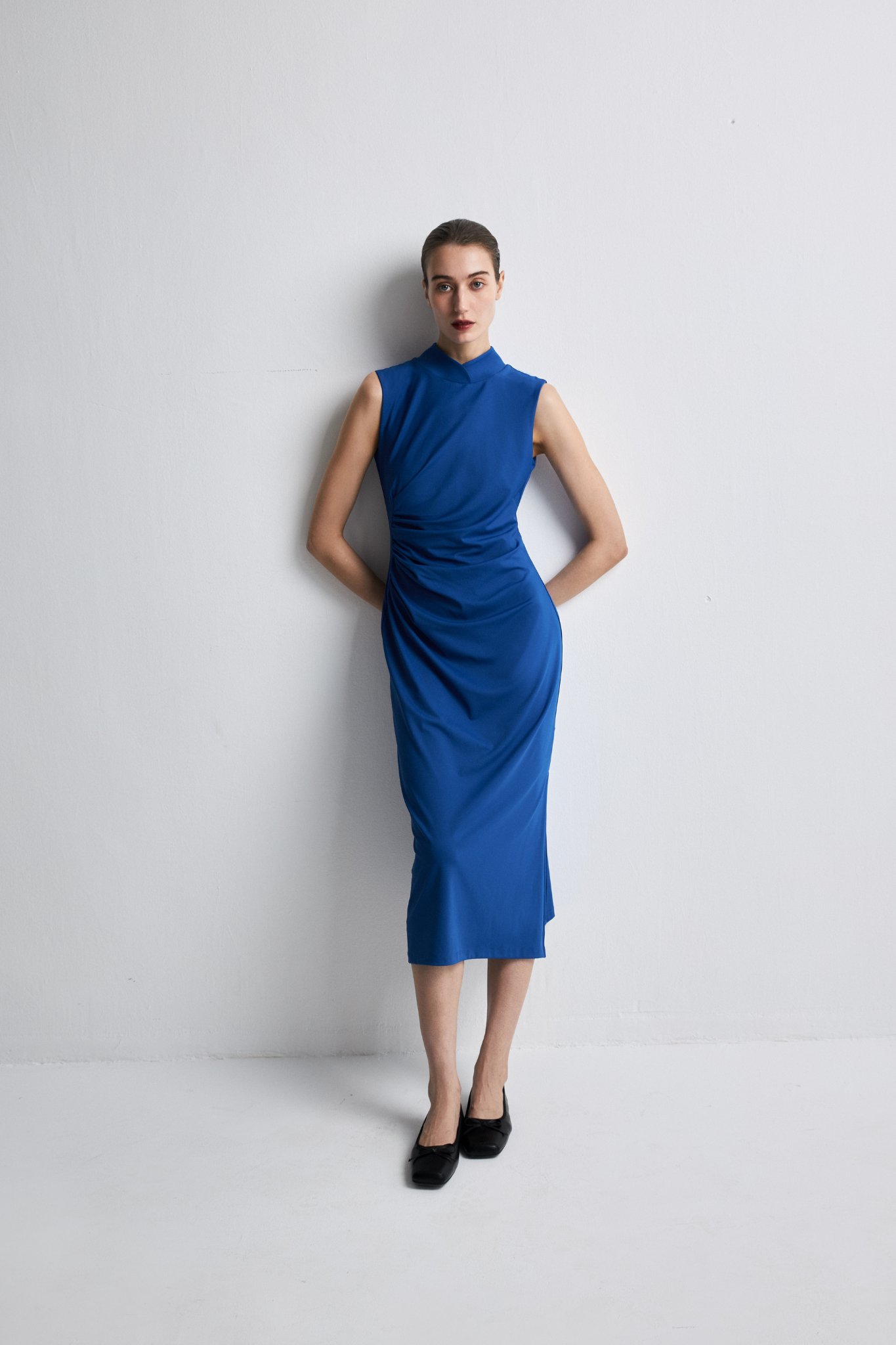 Modern Mandarin Collar Dress