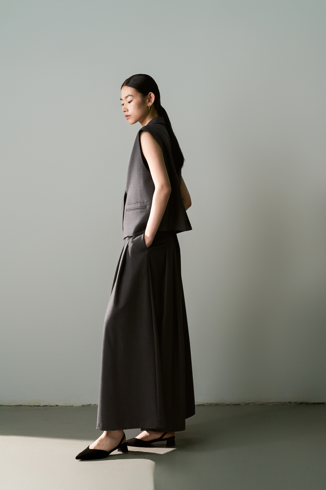 Tailored Sleeveless Vest