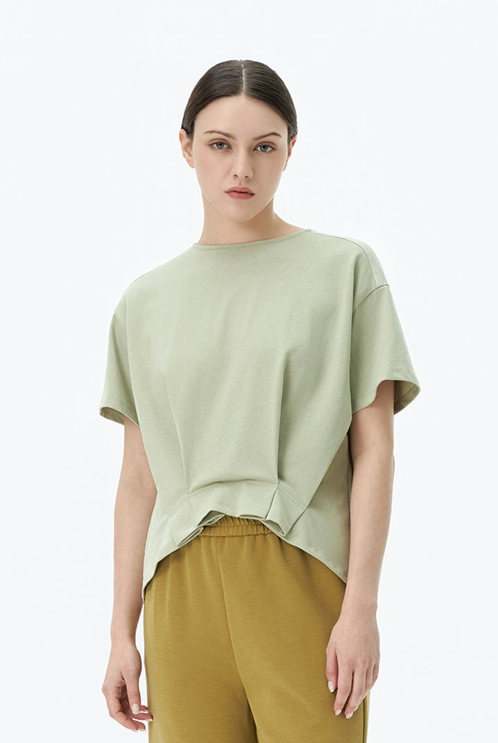 Pleated Front Top