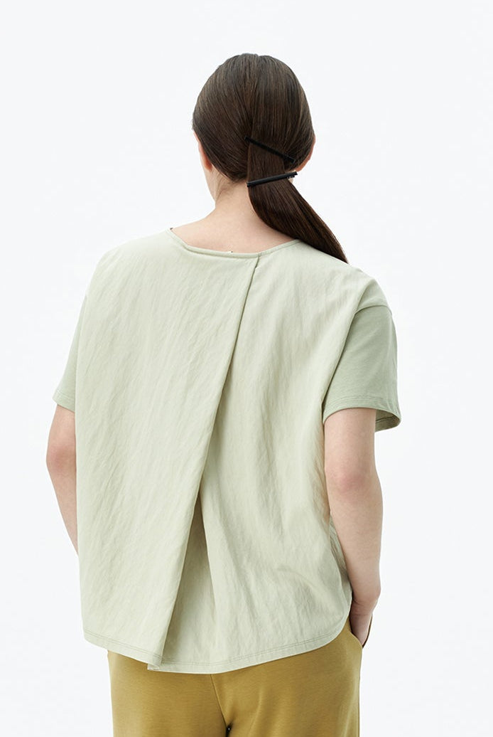 Pleated Front Top