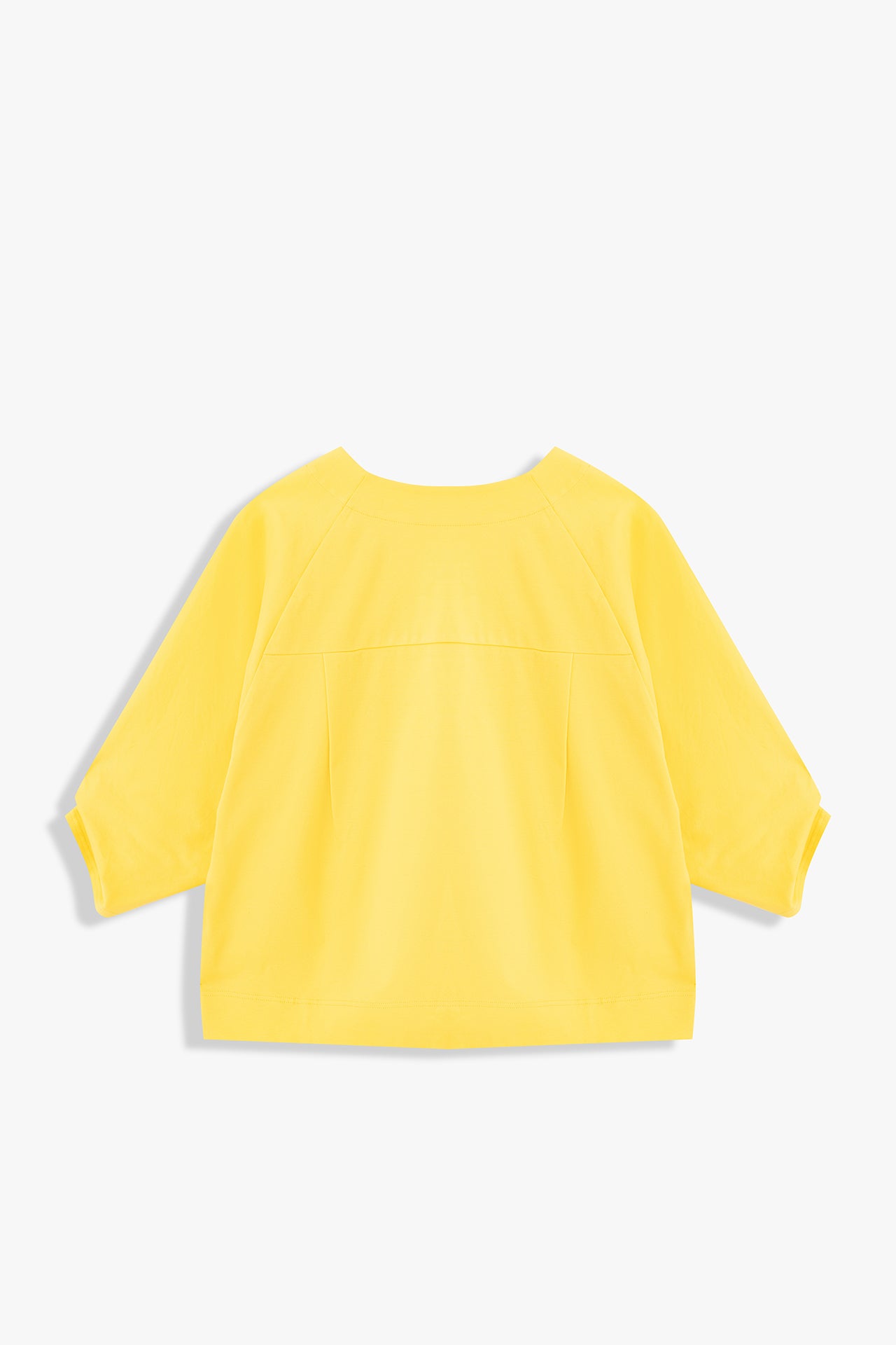 Pleated-Cuff Jersey Top