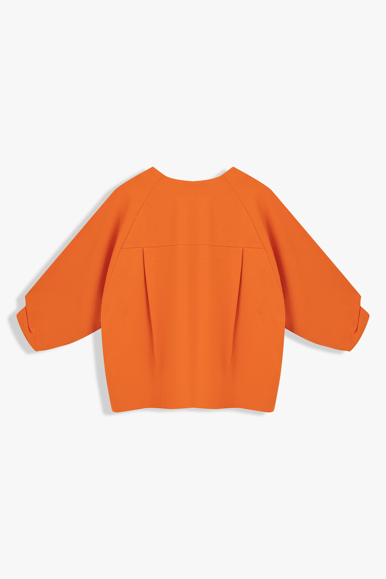 Pleated-Cuff Jersey Top