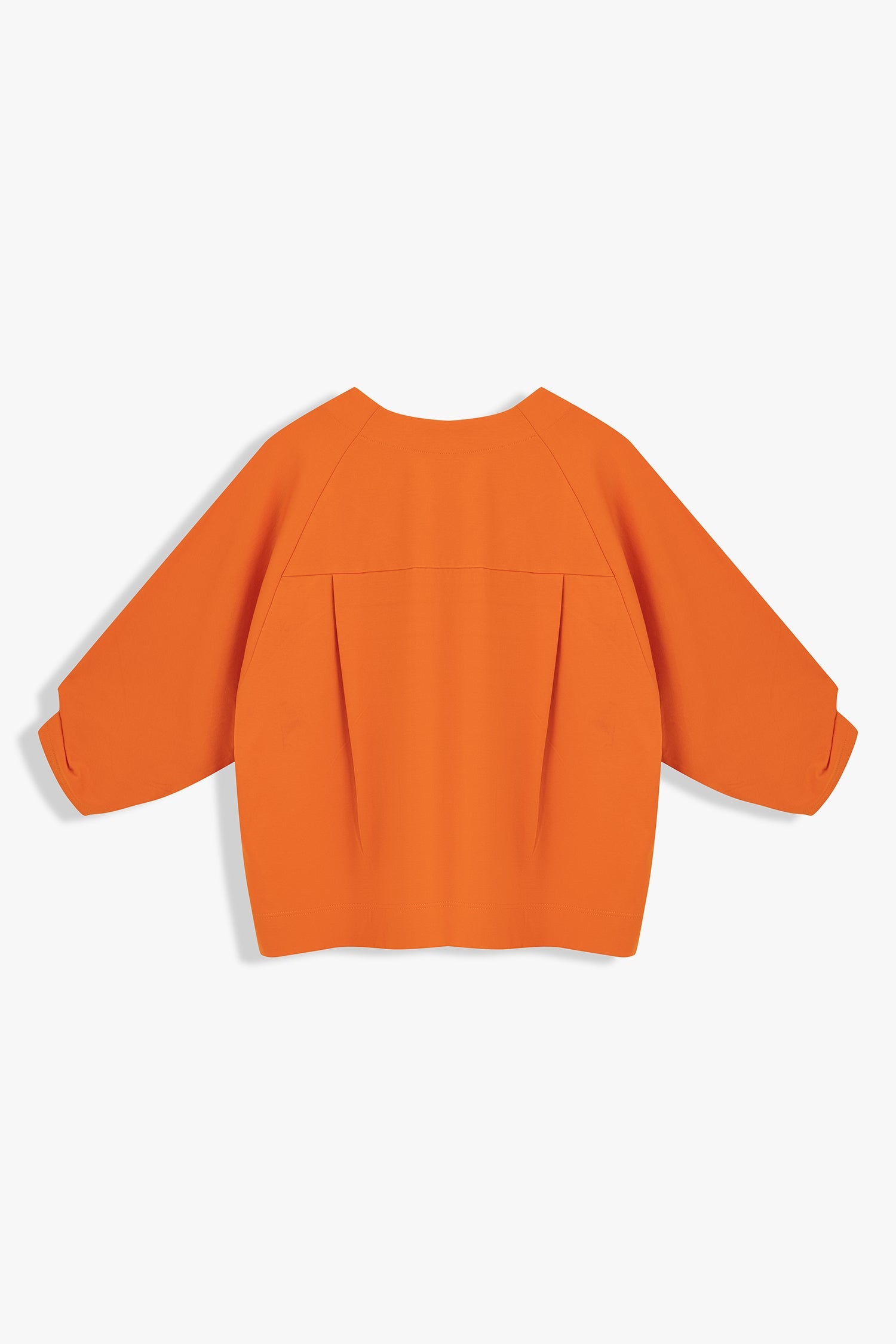 Pleated-Cuff Jersey Top