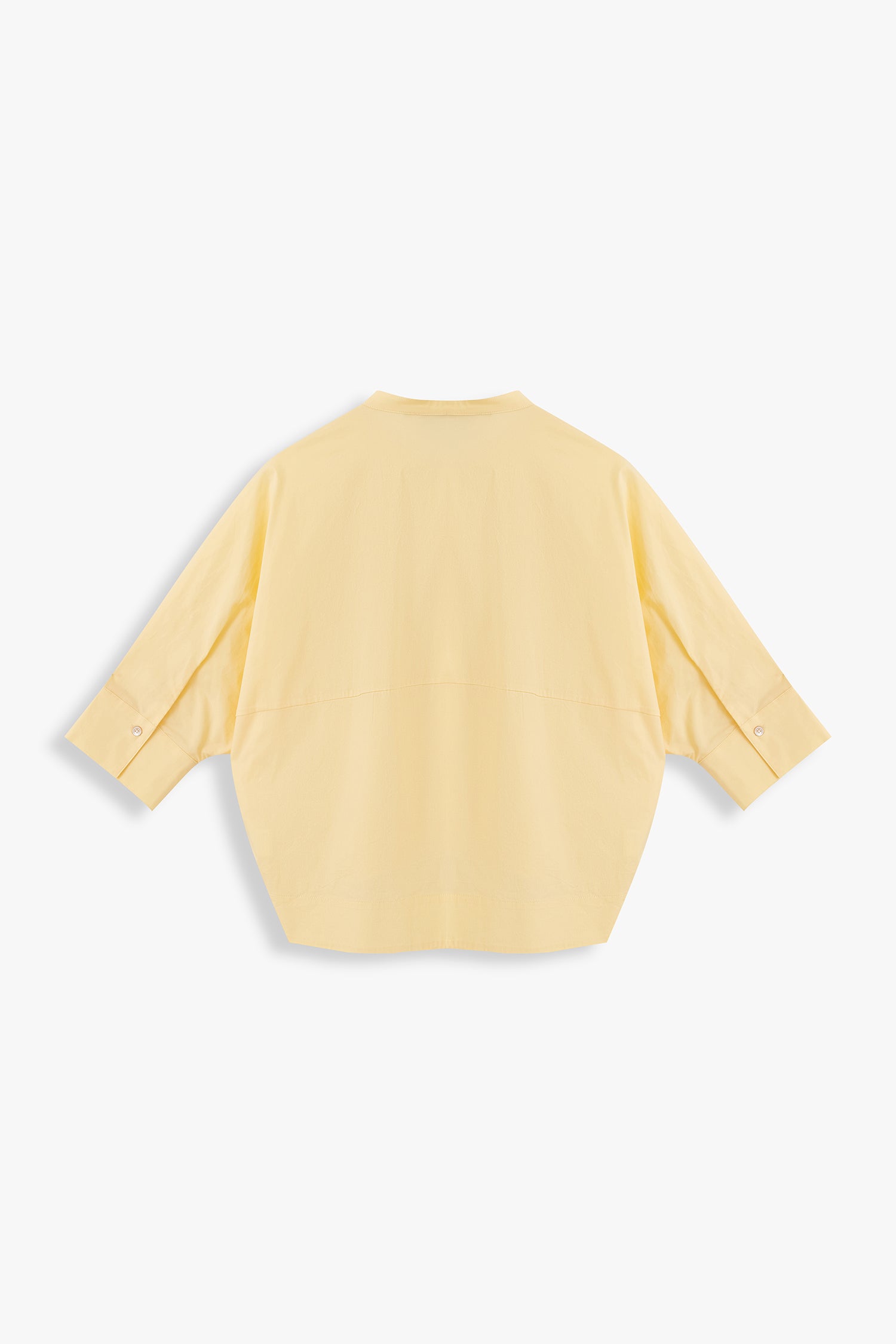 Alexa Collarless Pintuck Shirt