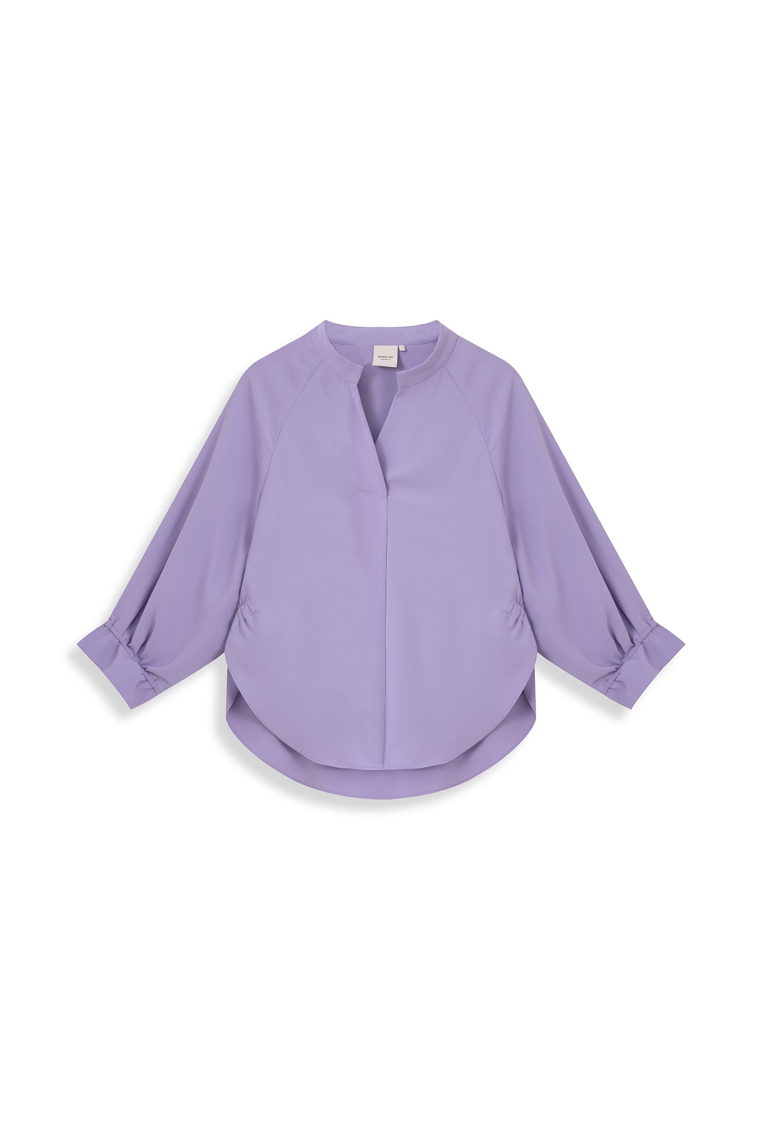 Back Overlap Drawstring Shirt