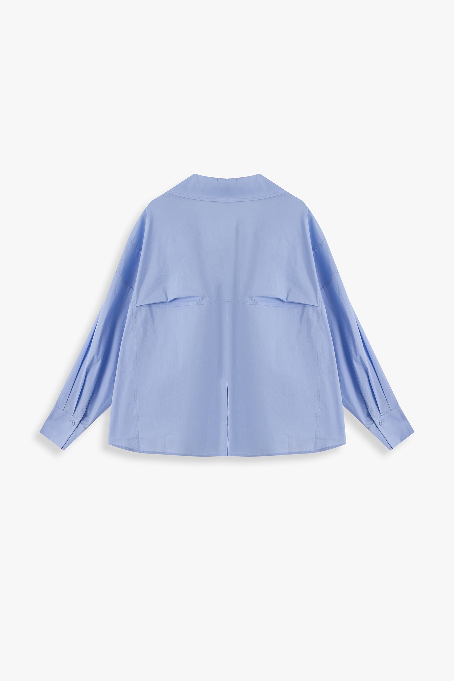 Open Collar Shirt Jacket