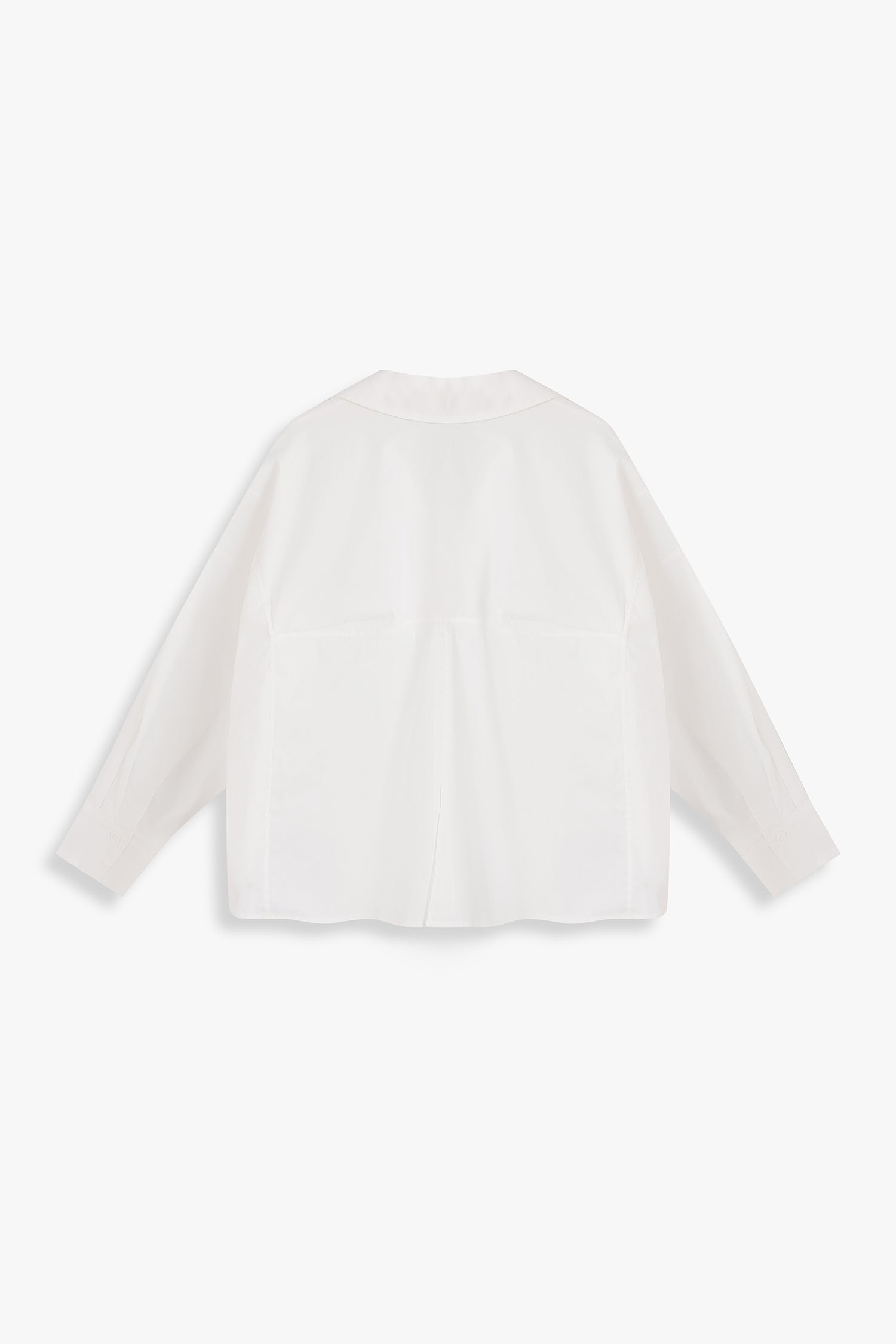 Open Collar Shirt Jacket