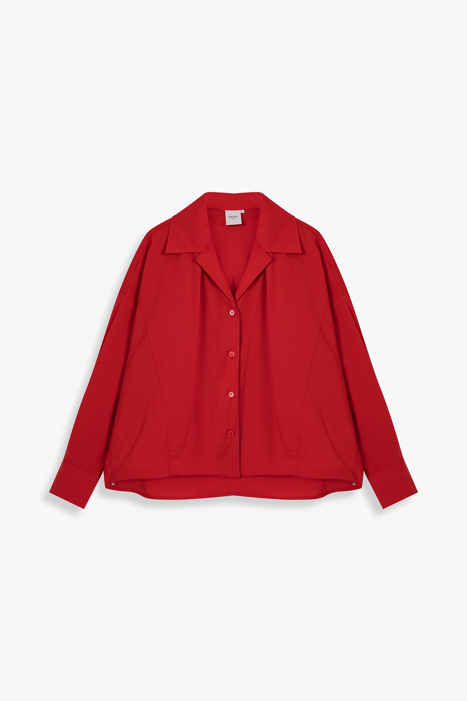 Open Collar Shirt Jacket