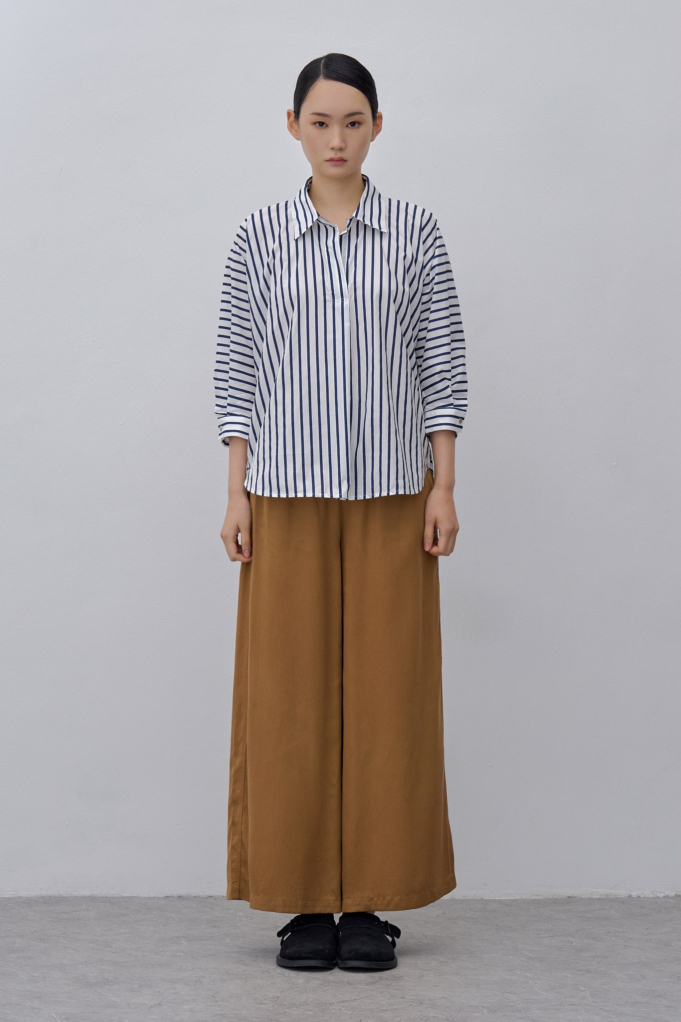 Striped Skipper Collar Top