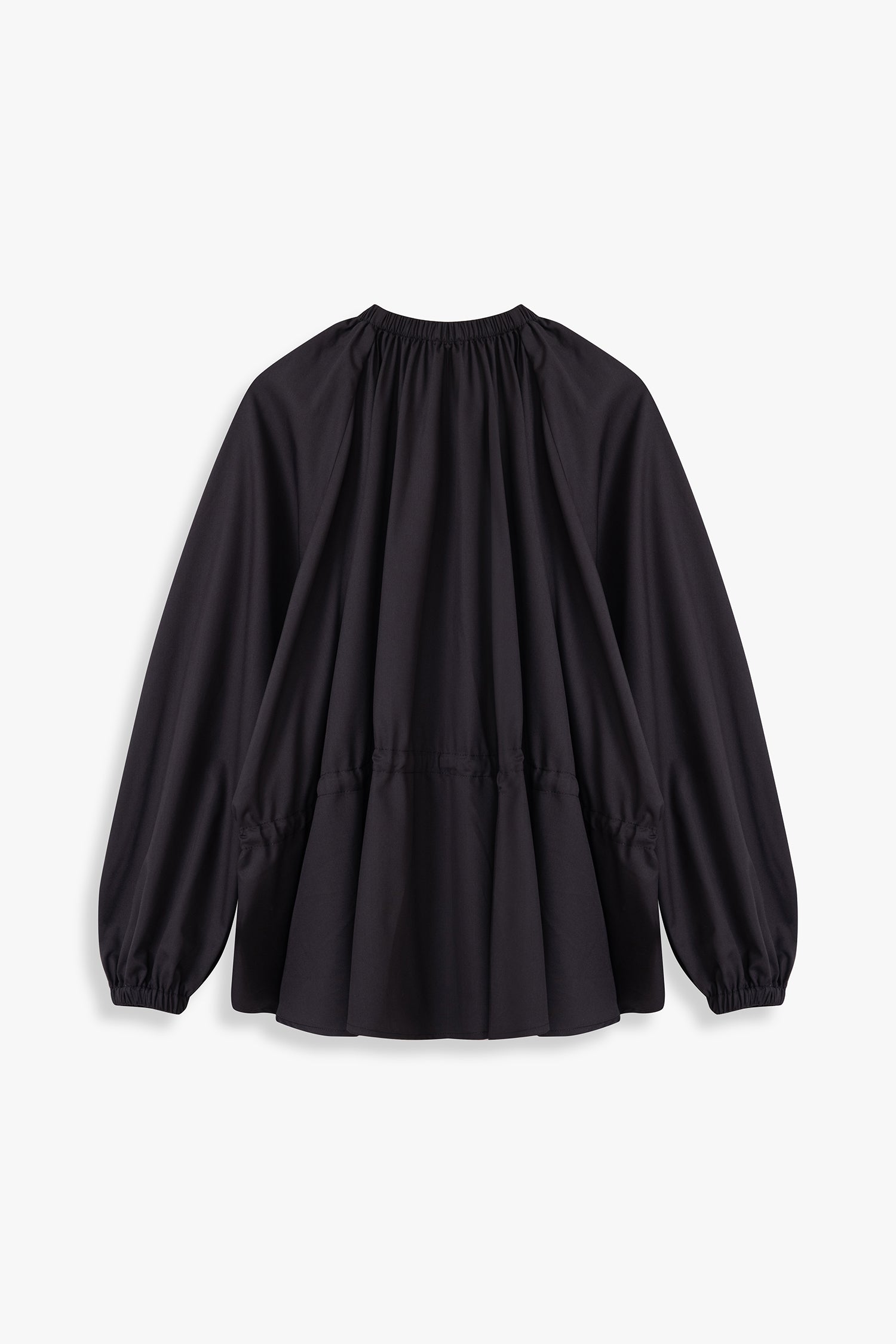 Rusched Neck Trapeze Top