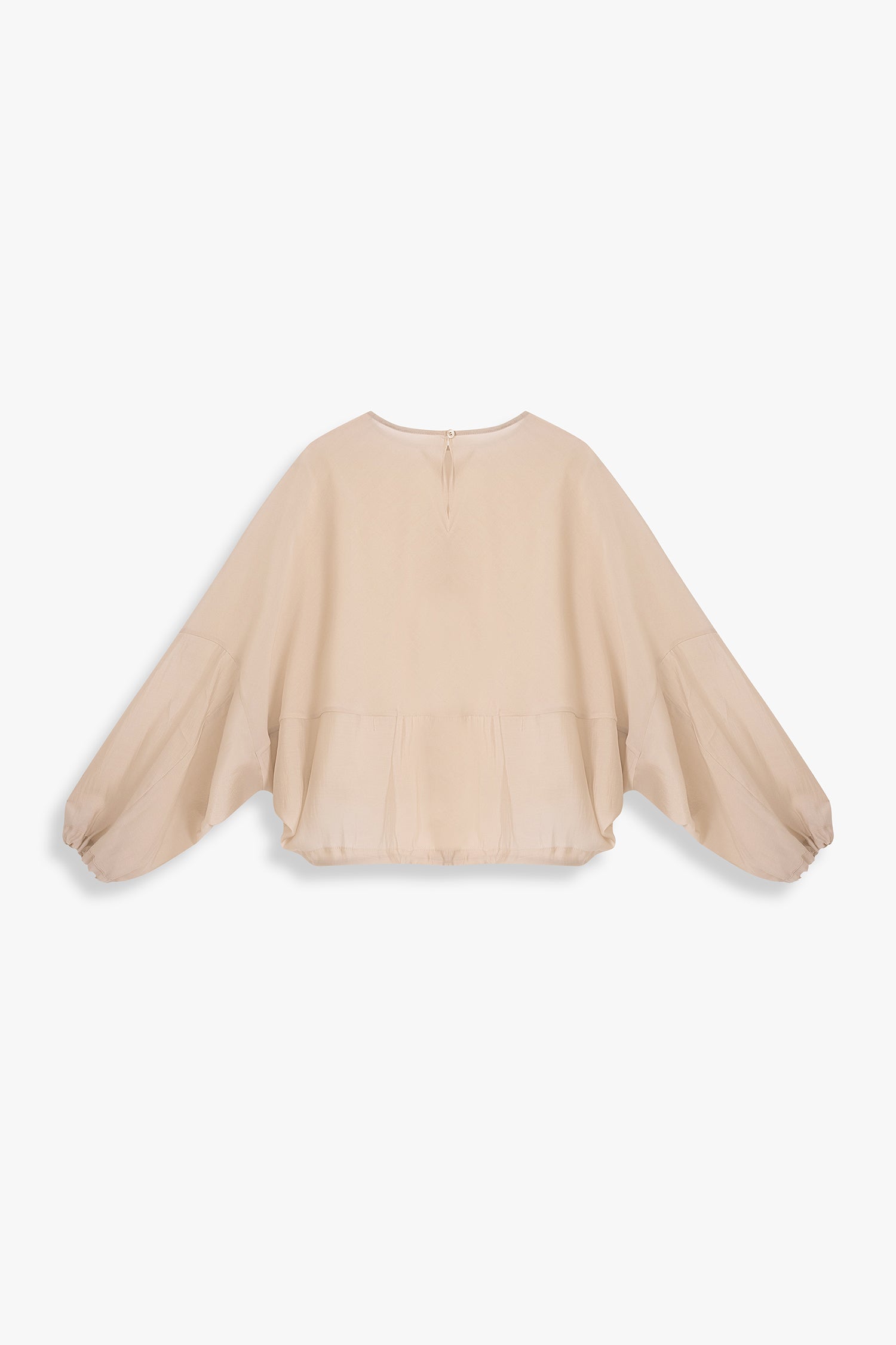 Batwing Sleeved Blouson Top