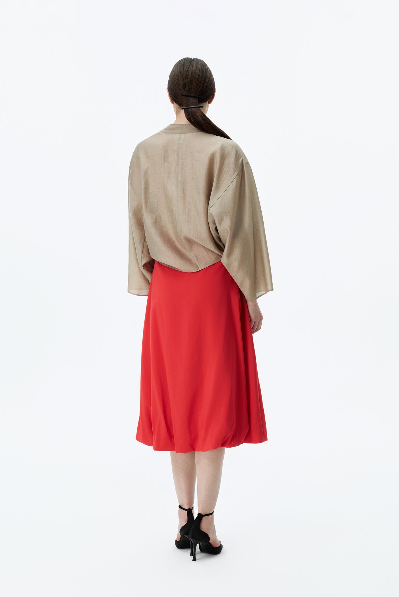 Kimono Wrap with Bat-winged Sleeves