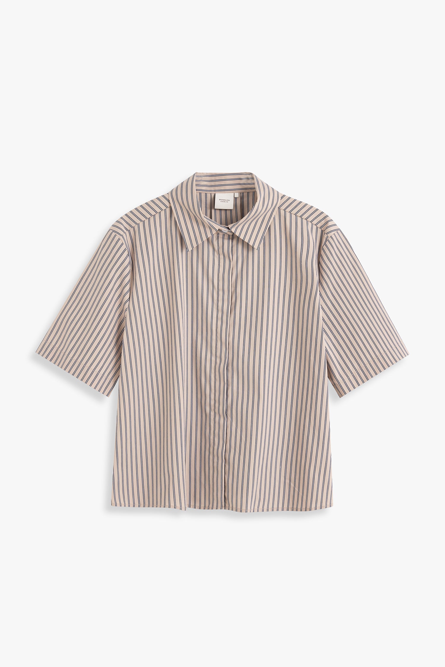 Classic Boxy Fit Striped Shirt