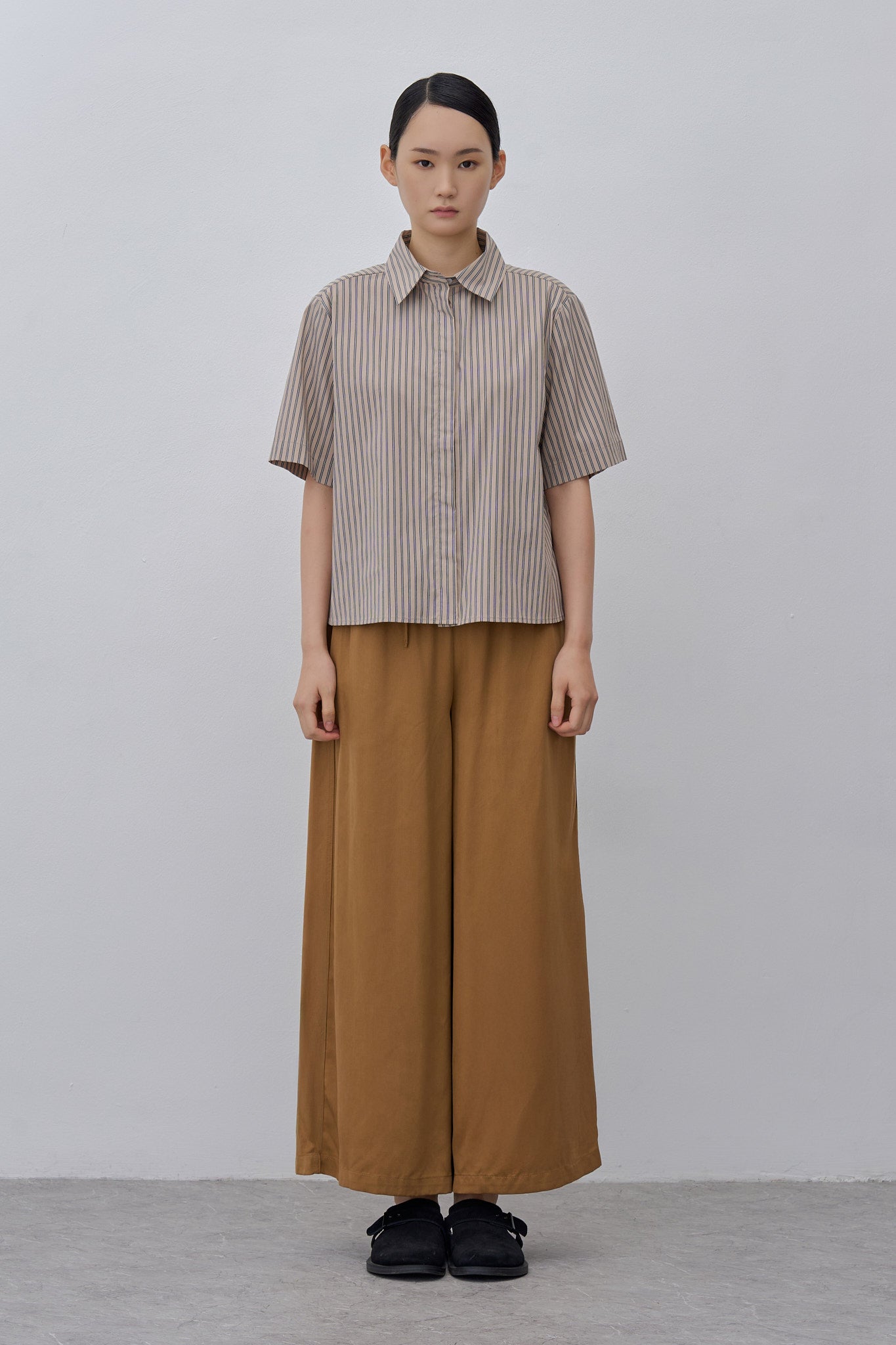 Classic Boxy Fit Striped Shirt