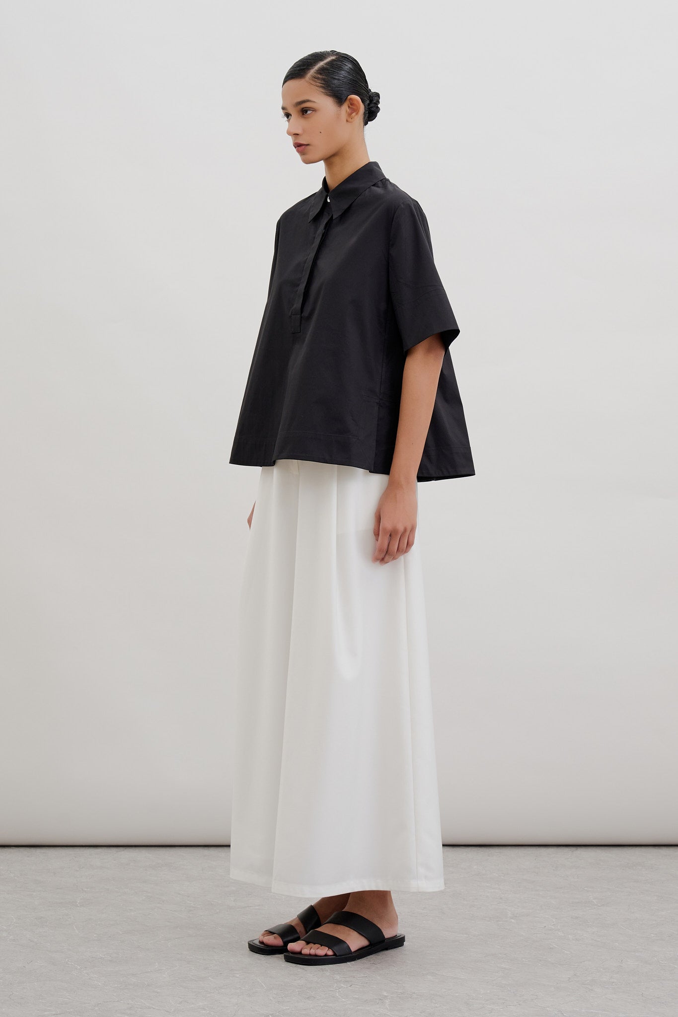 Half-Placket Popover Shirt