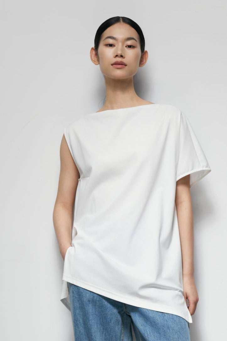Asymmetric Sleeved Top