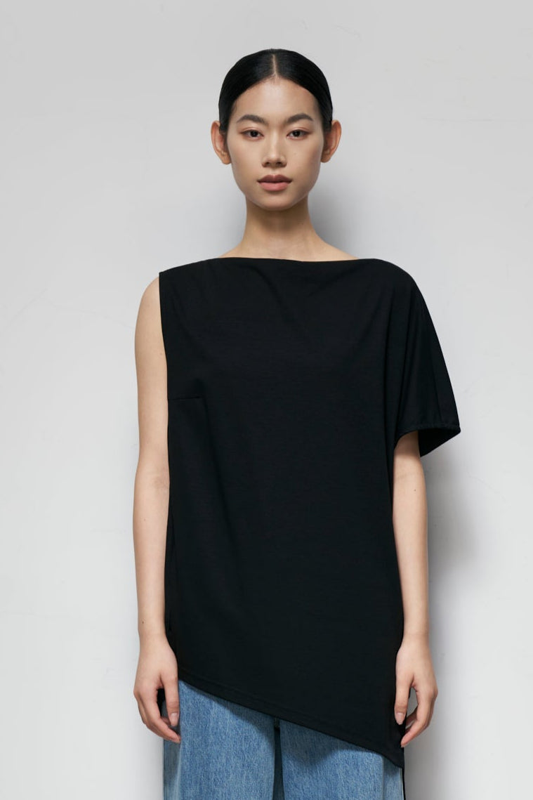 Asymmetric Sleeved Top