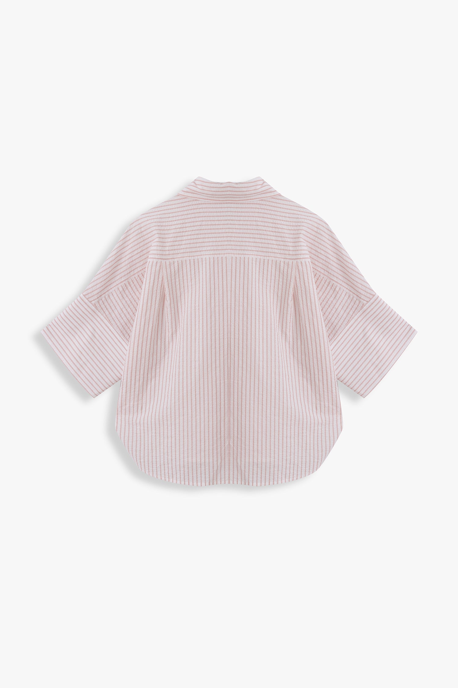 Striped Wide-Sleeve Shirt