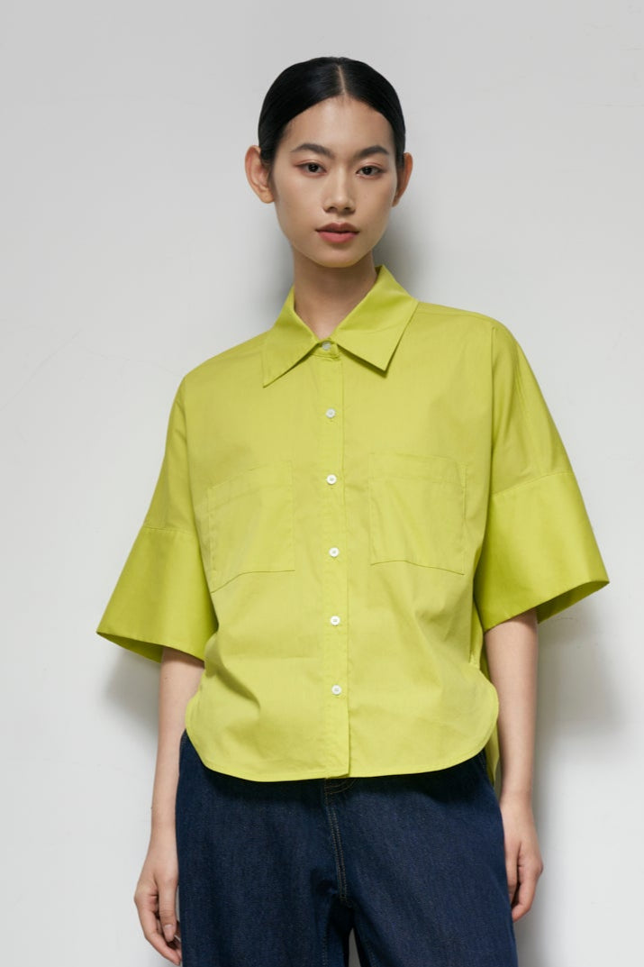 Wide-Sleeve Shirt