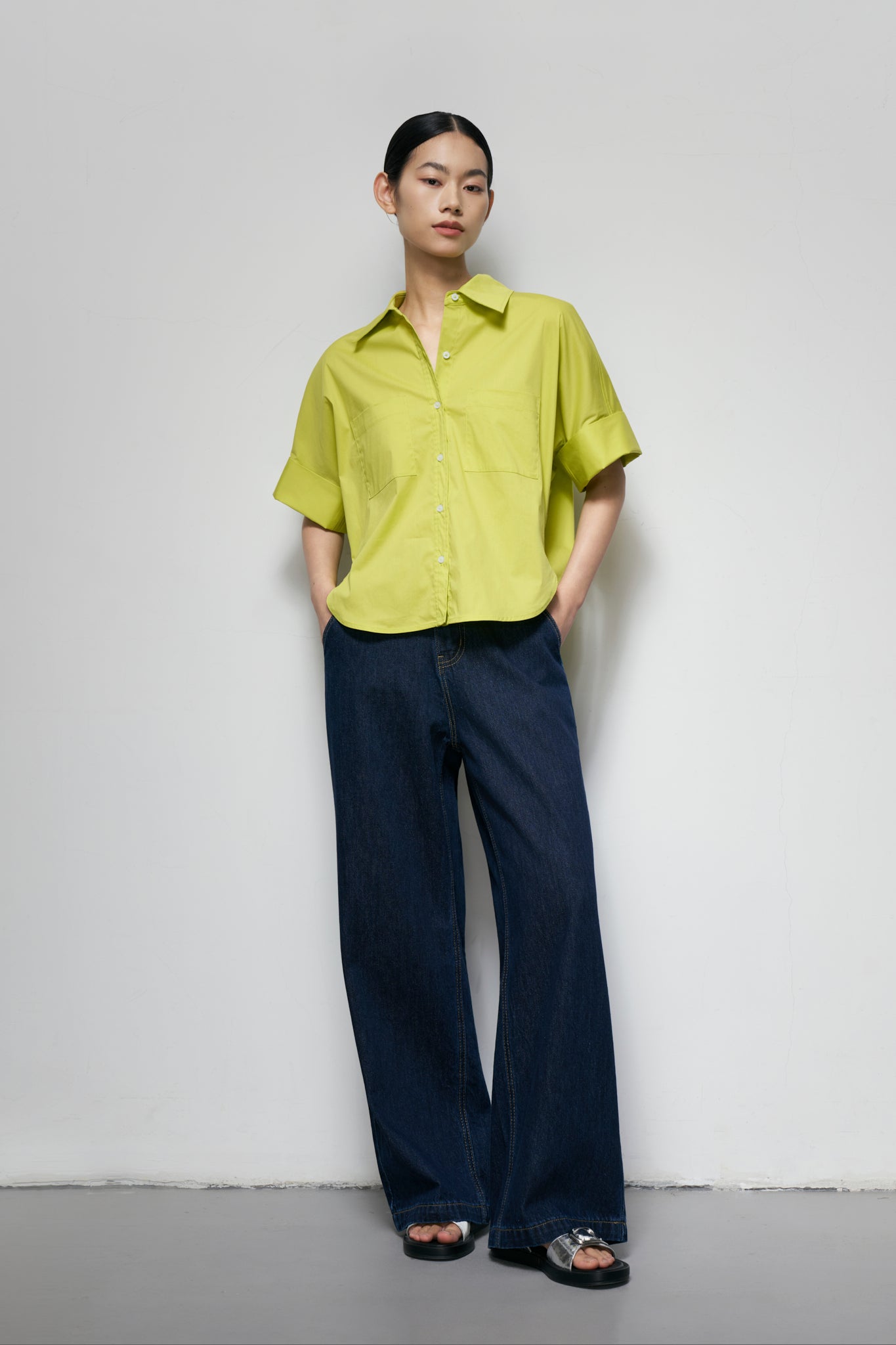 Wide-Sleeve Shirt
