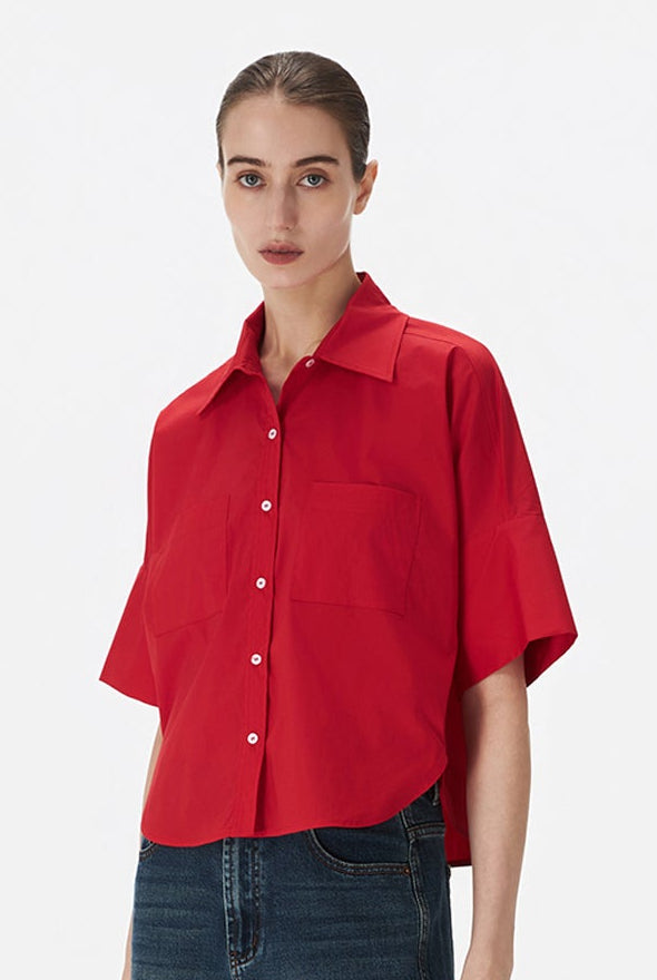 Wide-Sleeve Shirt
