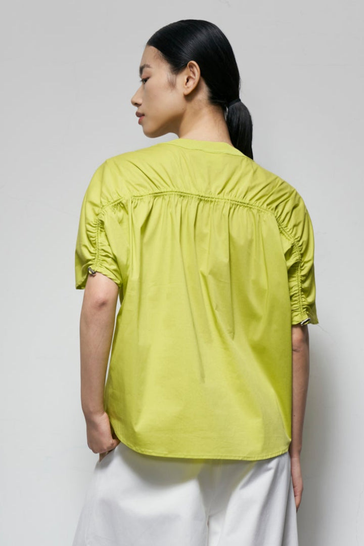 Woven Pullover Top