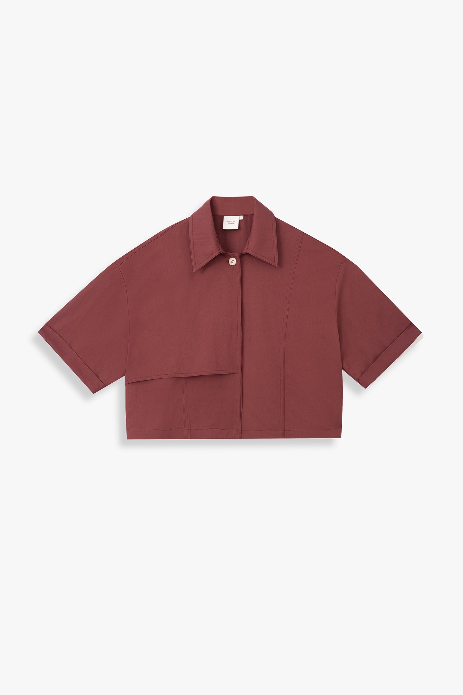 Cropped Trench Top