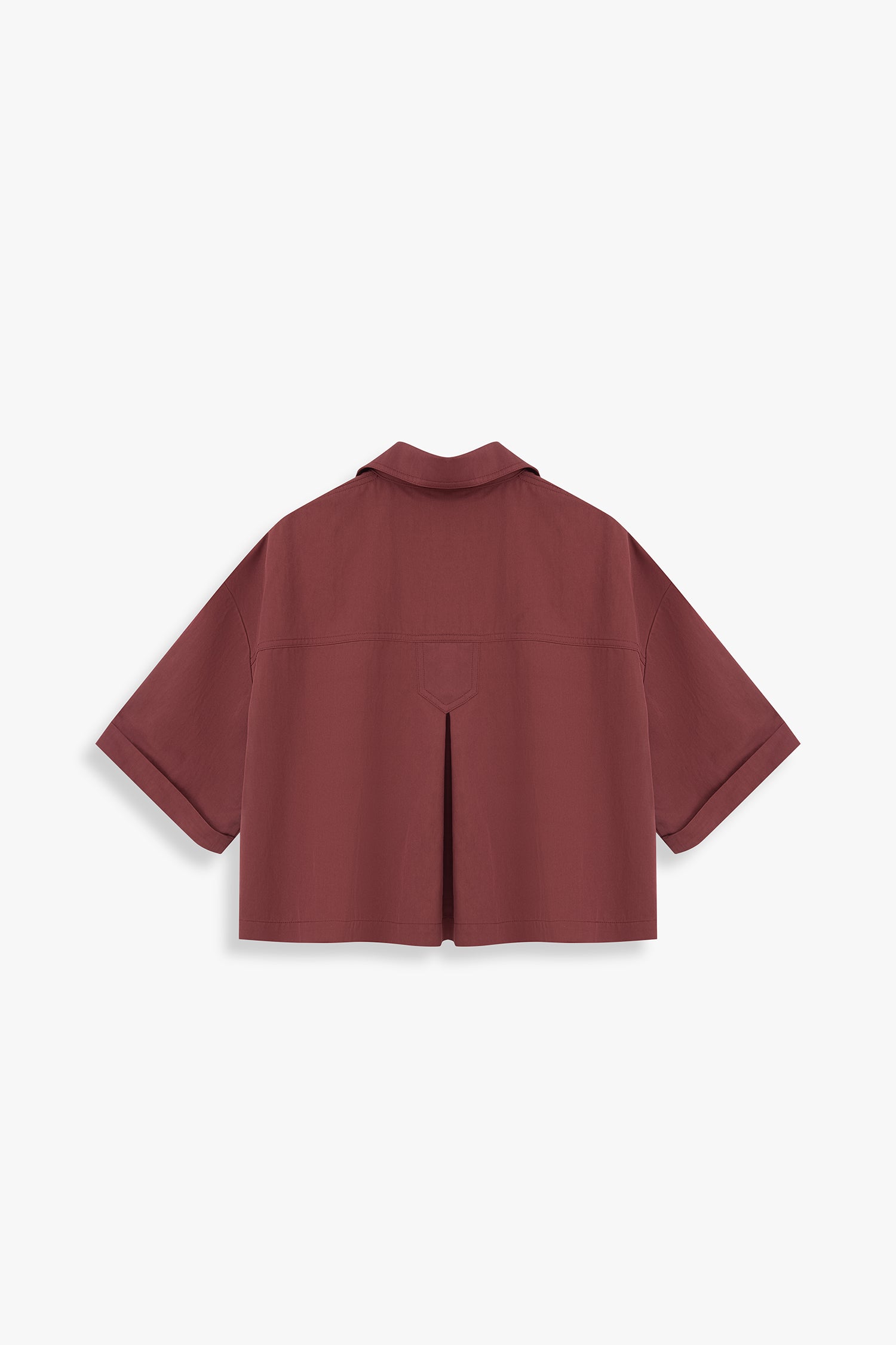 Cropped Trench Top