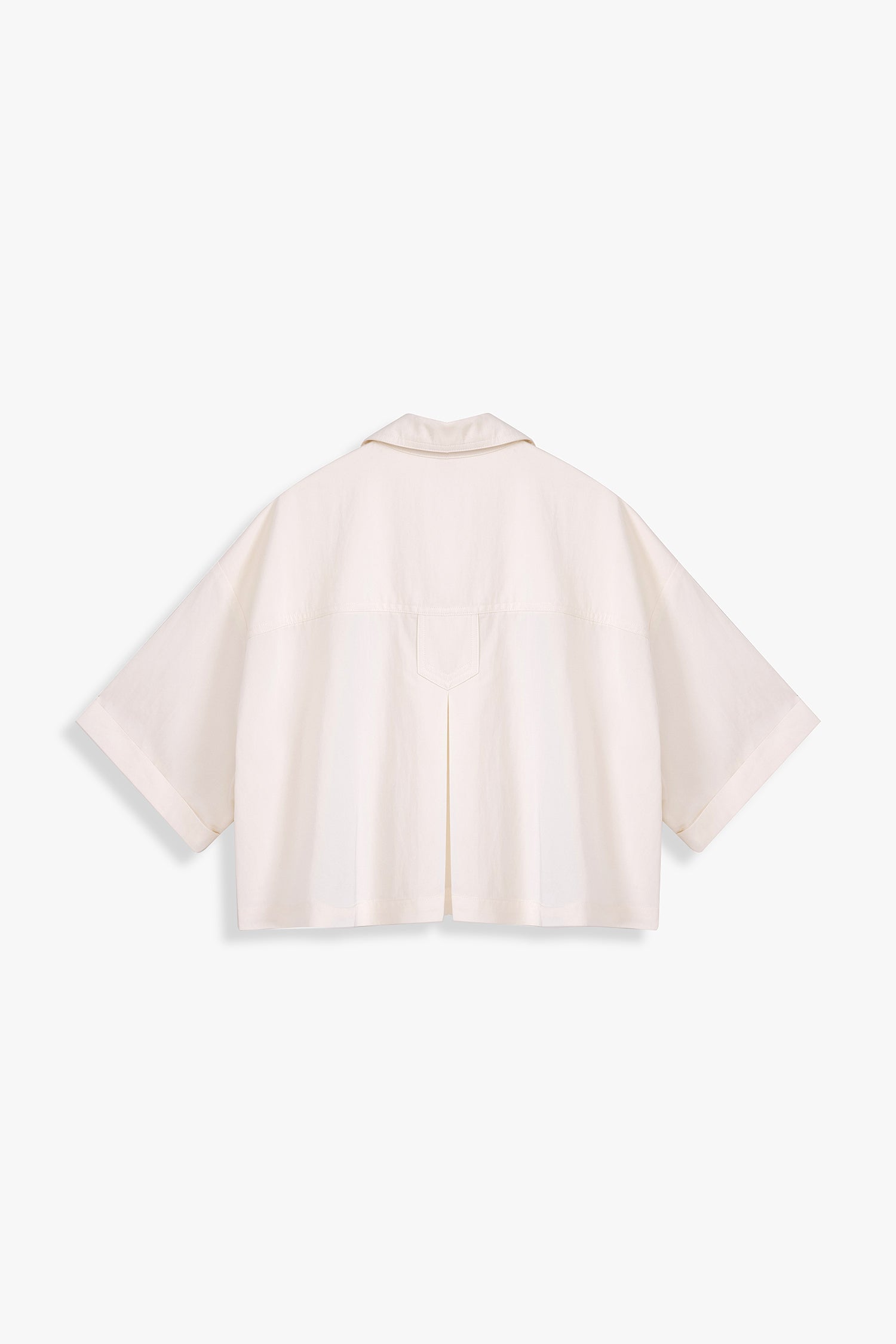 Cropped Trench Top