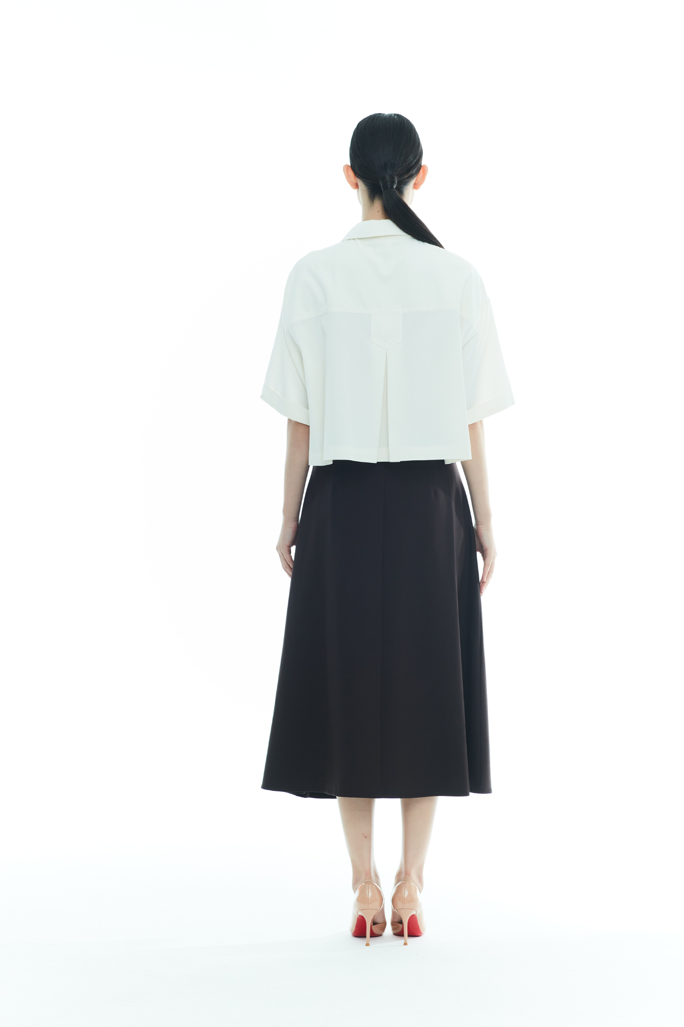 Cropped Trench Top
