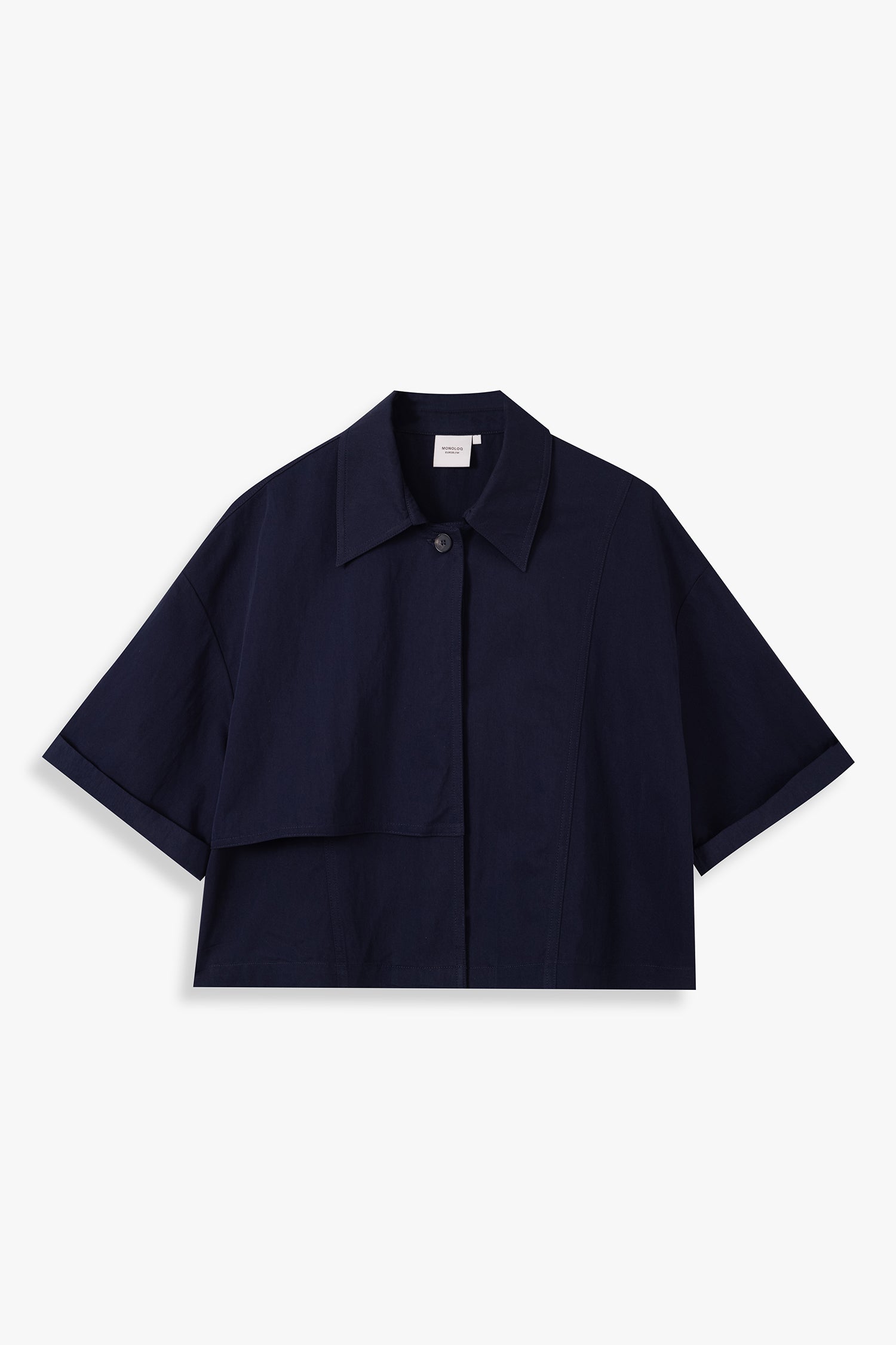 Cropped Trench Top
