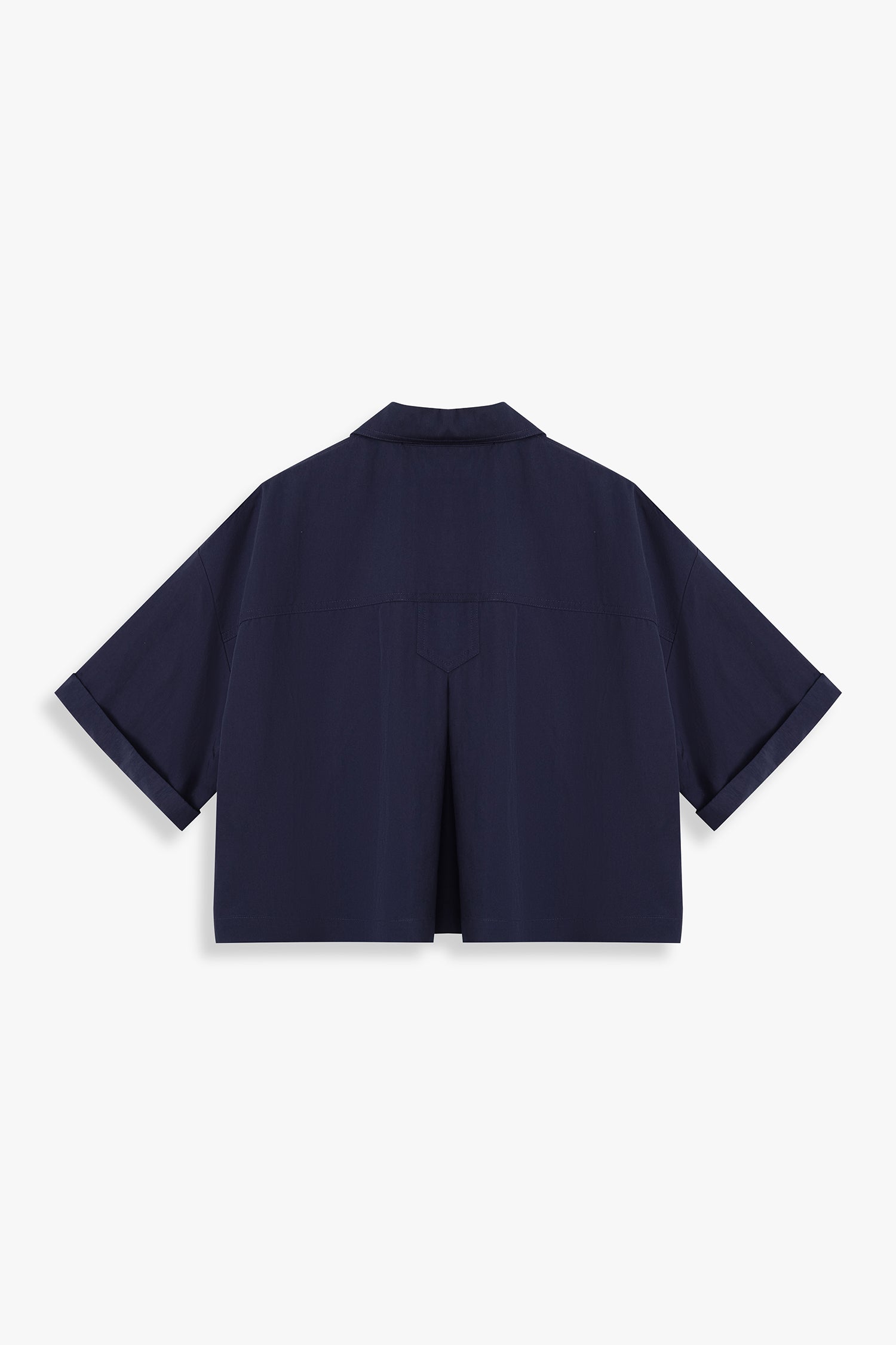 Cropped Trench Top