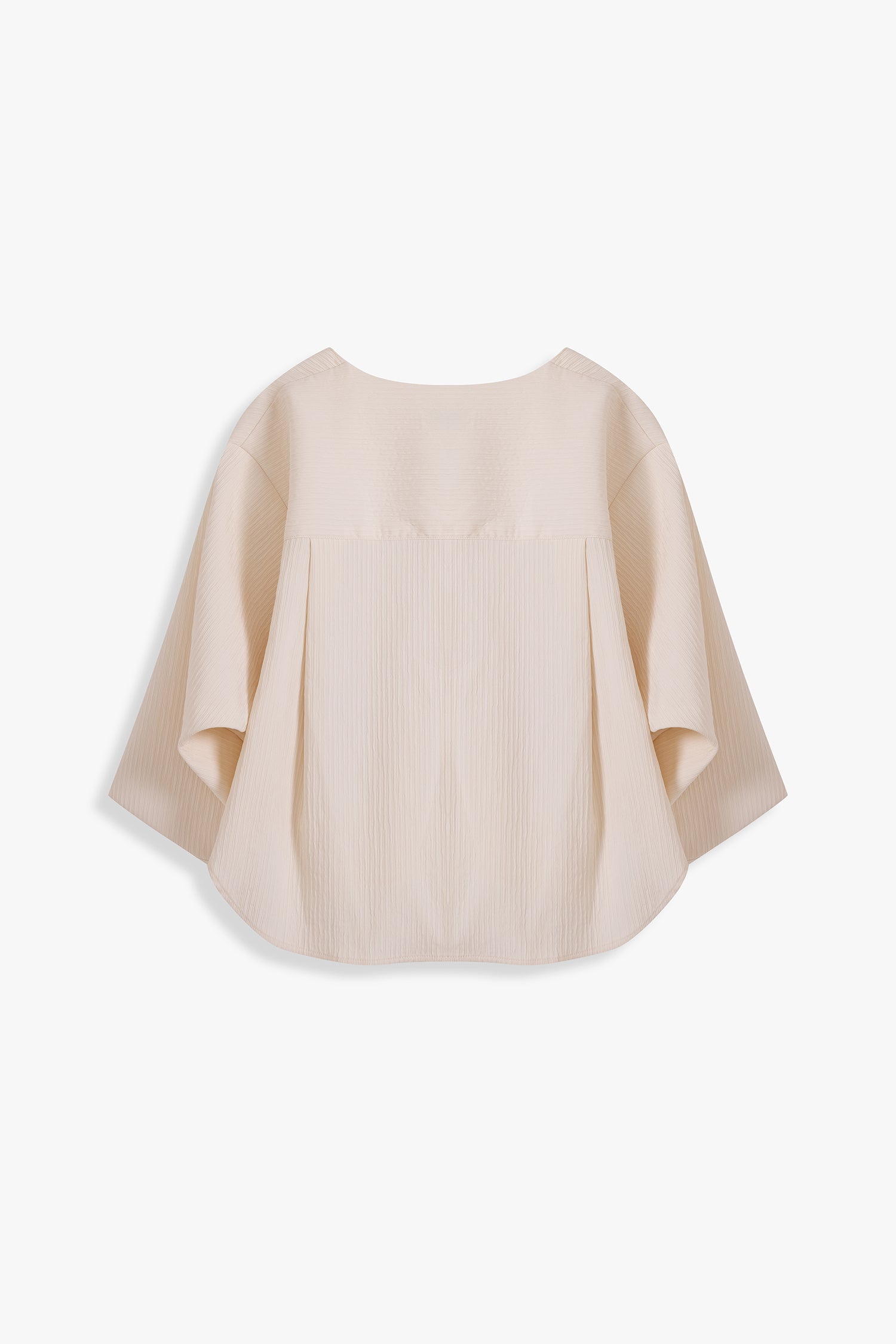 Textured Origami-Cuff Top