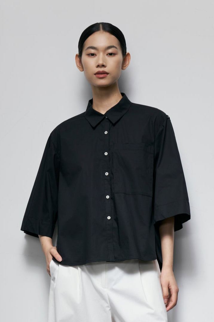 Epaulette-Strap Shirt