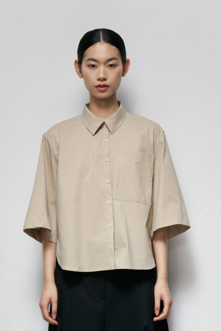 Epaulette-Strap Shirt