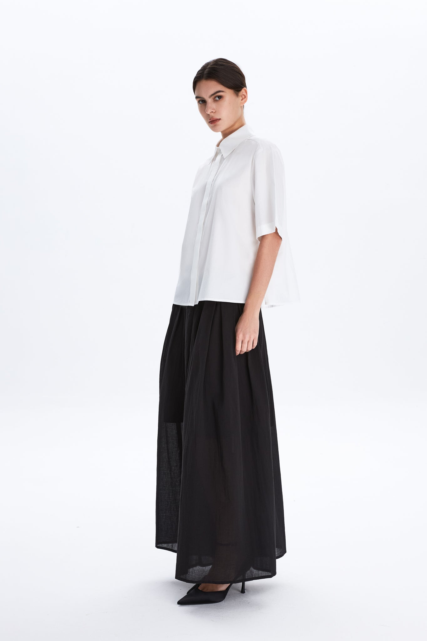 Boxy Short-Sleeve Shirt
