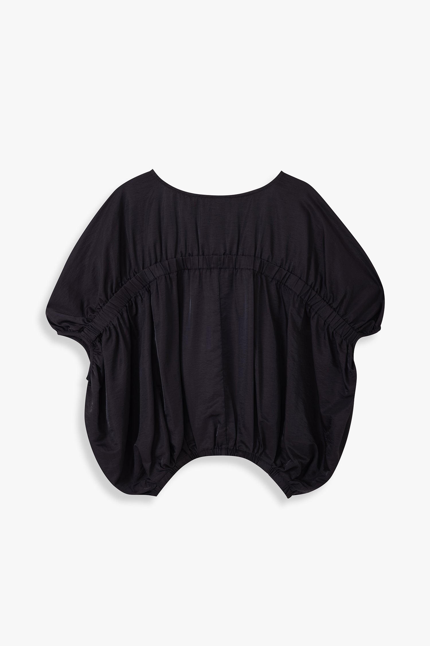Cocoon top with elasticated hem