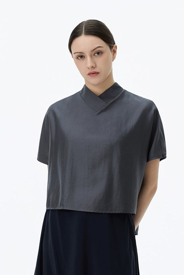 Butterfly High Neck Top