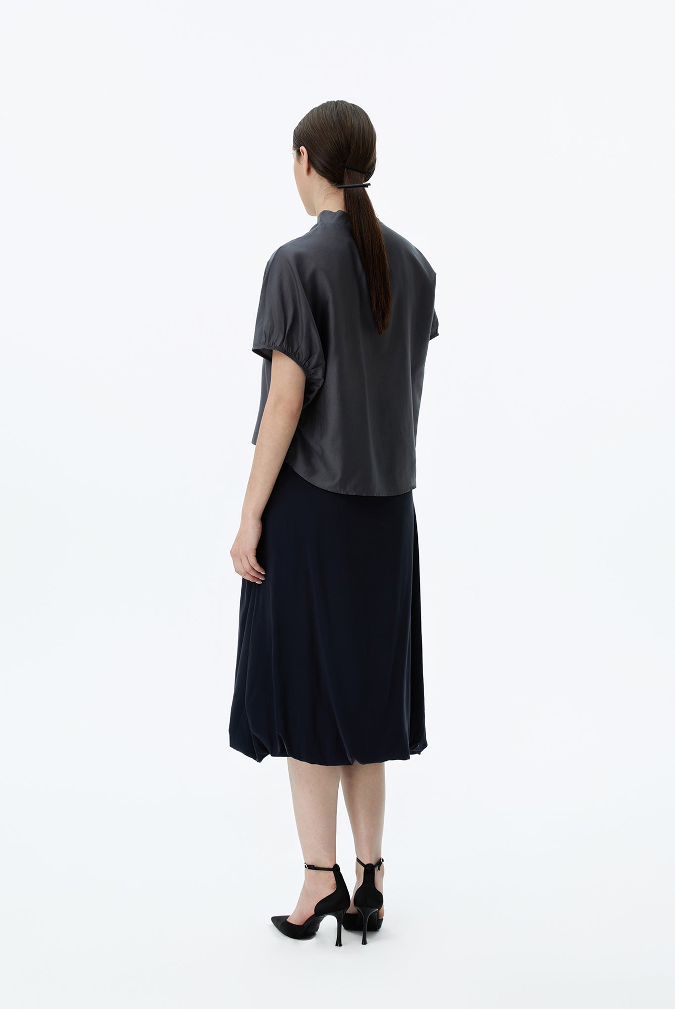 Butterfly High Neck Top