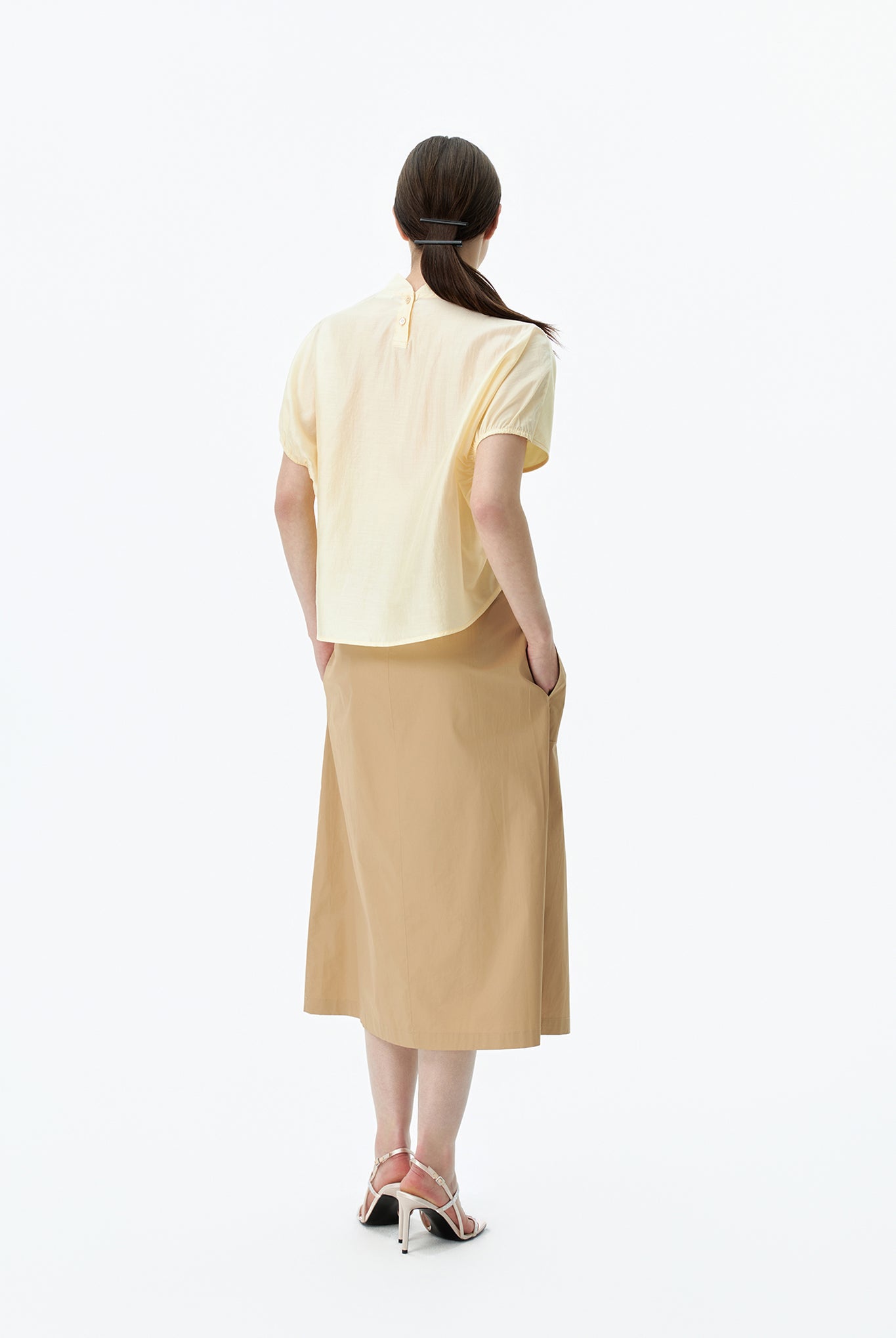 Butterfly High Neck Top