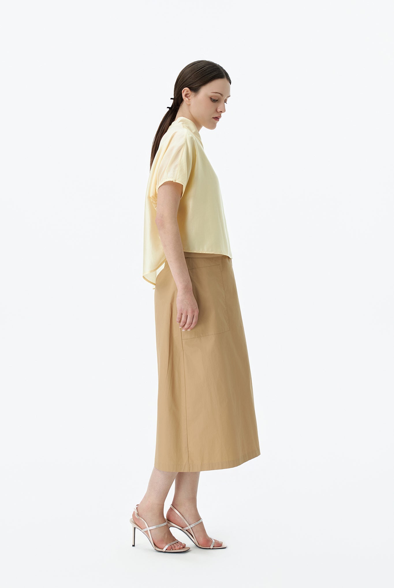 Butterfly High Neck Top