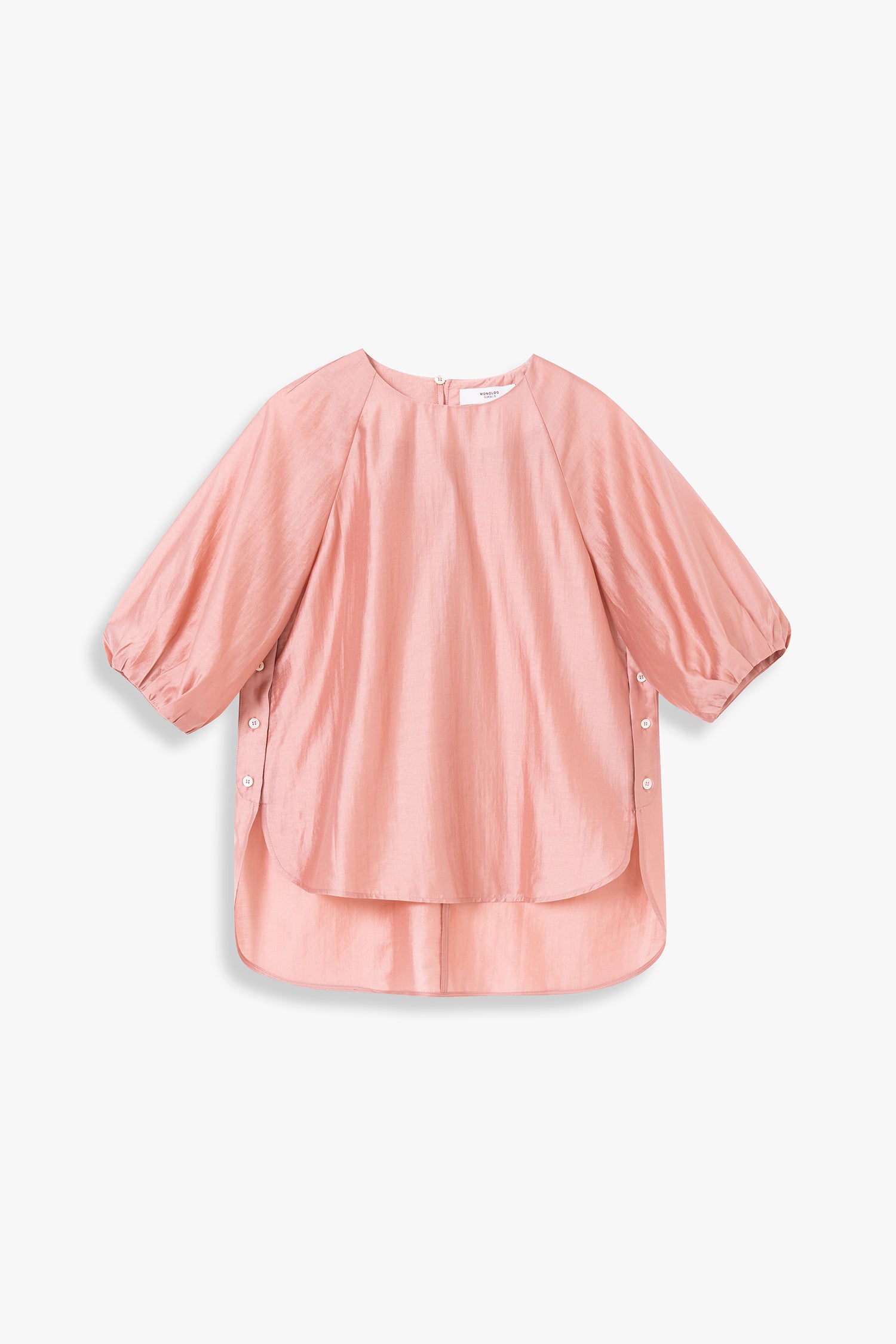 Balloon-sleeved Blouse
