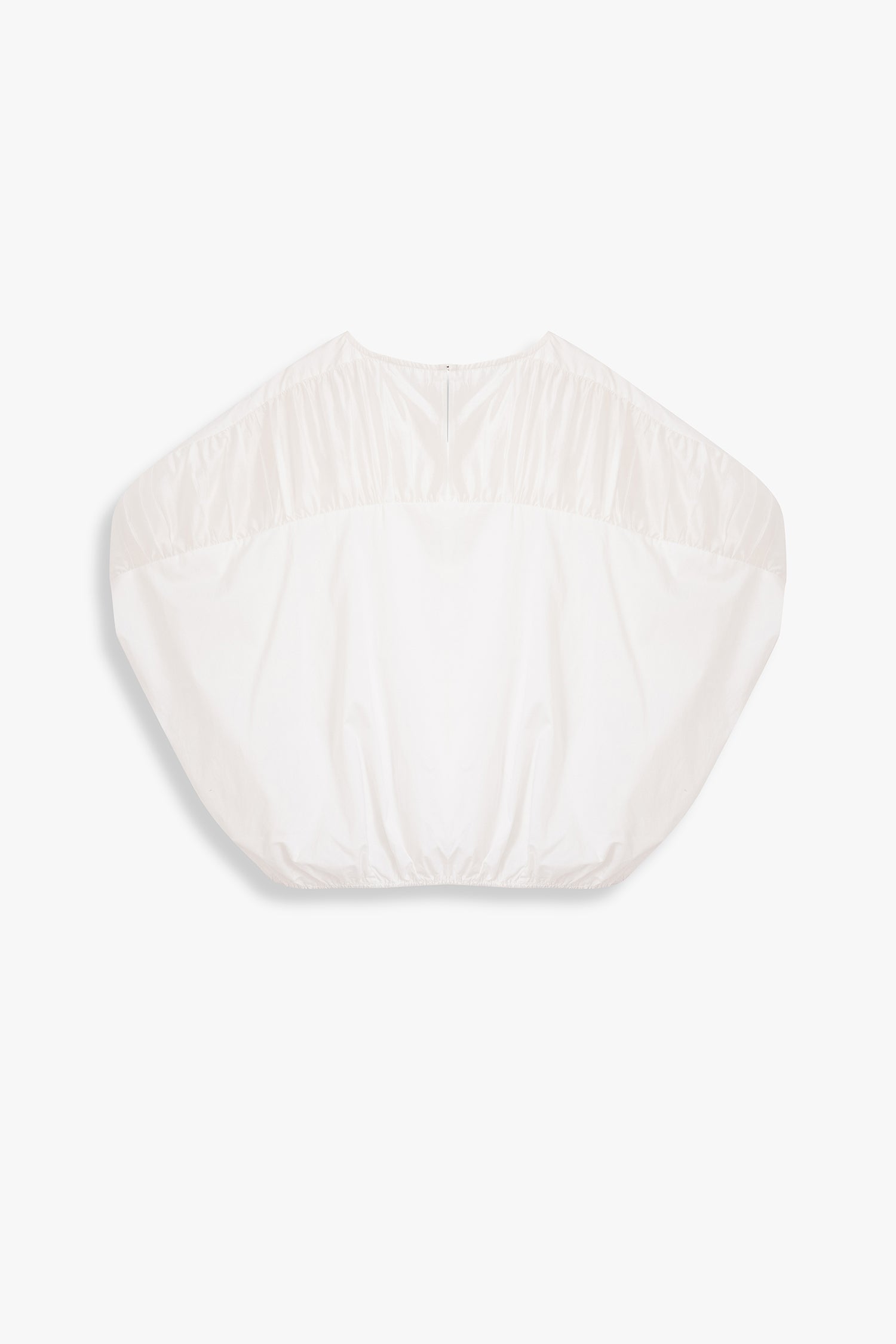 Contrast Panel Bubble Blouse