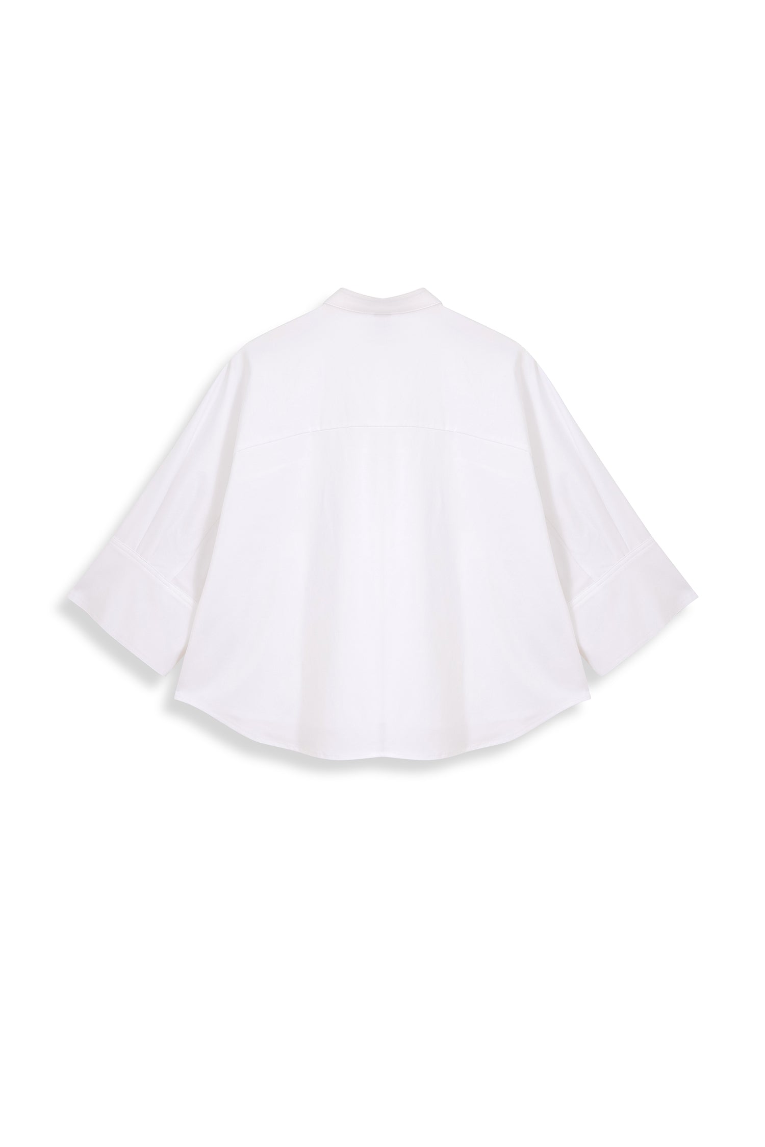 Bat-Wing Open Front Shirt