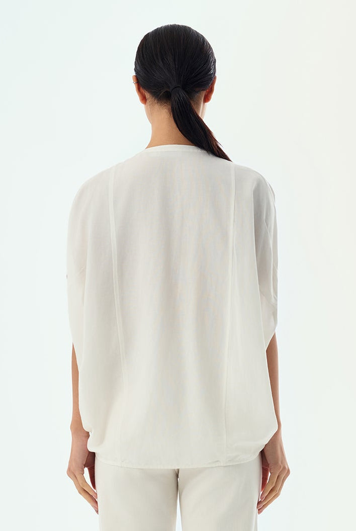Natalie Pintuck Batwing Blouse